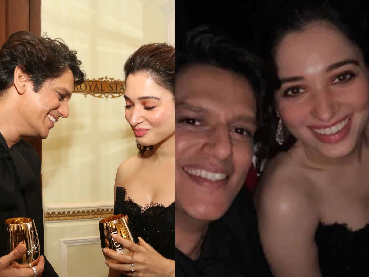 Tamannaah Bhatia: ‘லக்கா மாட்டிக்கிச்சு..’ காதலர் விஜய்யுடன் வசமாக கேமராவில் சிக்கிய தமன்னா..!