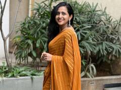 చీరలో ముద్దబంతి పువ్వులా మెరిసిపోతున్న లాస్య