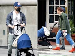 Harry Potter Star Daniel Radcliffe Strolls Across New York City With His Child