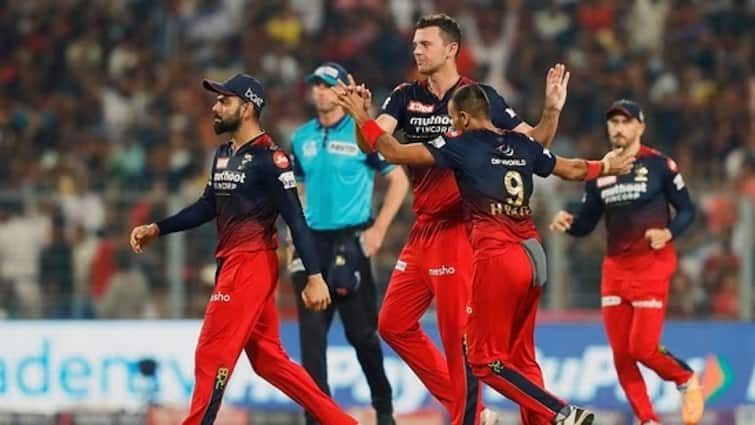 cricket australia disappointed with josh hazlewood before Royal Challengers Bangalore vs Kolkata Knight Riders RCB vs KKR: આજની મેચમાં આ ઘાતક ખેલાડી બેંગ્લૉરની ટીમમાં નહીં દેખાય, ક્રિકેટ ઓસ્ટ્રેલિયાએ રમવાની નથી આપી મંજૂરી