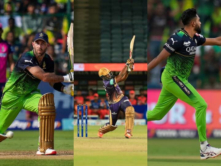 Kolkata Knight Riders Royal Challengers Bangalore Glenn Maxwell Andre Russell KKR vs RCB IPL 2023 Latest News RCB vs KKR: मैक्सवेल से लेकर रसेल तक, बैंगलोर-कोलकाता मैच में इन 5 खिलाड़ियों पर रहेंगी सभी की नजरें