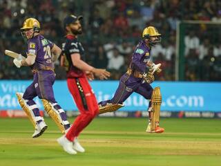 RCB vs KKR 1 Innings Highlights: कोलकाता ने बनाए 200 रन, रिंकू सिंह और डेविड वीज़ ने पलटा मैच