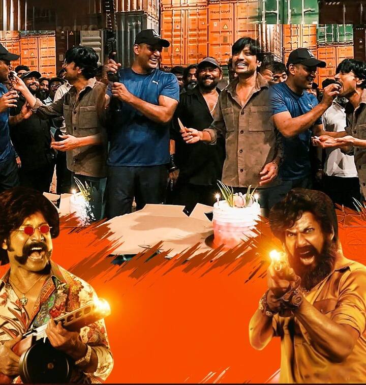 இதனையடுத்து படத்தில் வேலைப்பார்த்து வந்த லைட்மேன் ஒருவரின் தலையில் காயம் ஏற்ப்பட்டதால் பரபரப்பு ஏற்பட்டது.
