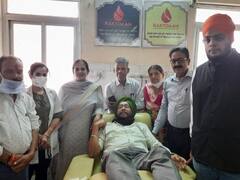 उदयपुर में 58 साल के इस शख्स ने रक्तदान में बनाया नया रिकॉर्ड, 100वीं बार डोनेट किया ब्लड