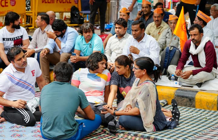 भारतीय कुस्ती महासंघाचे अध्यक्ष बृजभूषण शरण सिंह यांच्यावर काही महिन्यांपूर्वी महिला कुस्तीपटूंचे लैंगिक शोषण केल्याचा आरोप करण्यात आला होता. (PTI)