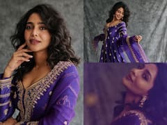 Aishwarya lekshmi : 'பூக்களே சற்று ஓய்வெடுங்கள்..அவள் வந்துவிட்டாள்..' ஊதா பூ போல் மிளிரும் பூங்குழலி!