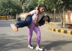 Wrestler's Protest: जंतर-मंतरवर आंदोलनकर्त्या कुस्तीपटूंचा सराव अभ्यास!