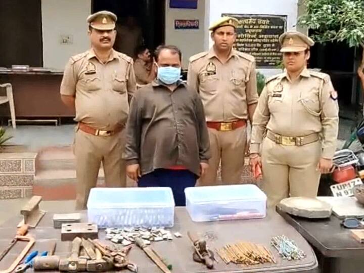 Aligarh Police busted illegal arms factory arrested one accused pistol recovered ANN Aligarh News: वेल्डिंग के दुकान की आड़ में बन रहे थे अवैध हथियार, अचानक दबिश दी तो चौंक गई पुलिस