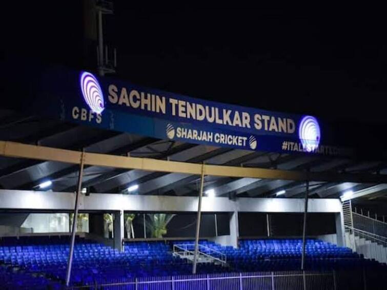 I wished I have to be there Sachin on opening a stand in his name in Sharjah 
