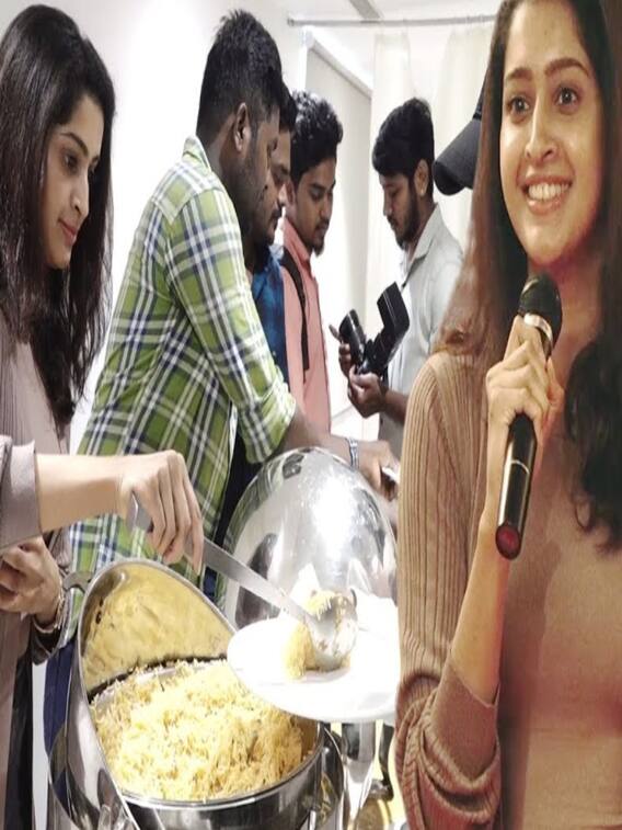 கேக் வெட்டி ரசிகர்களுடன் பிறந்தநாள் கொண்டாடிய கருப்பன் நடிகை!