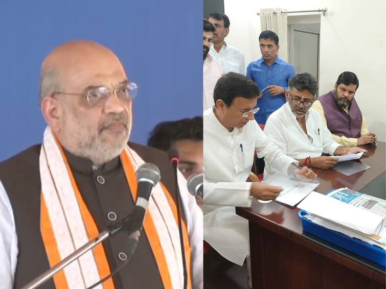 Karnataka Assembly Elections 2023 Congress Files Complaint Against Amit Shah Over Riots Remark అమిత్‌షా పై కాంగ్రెస్ కంప్లెయింట్, ఆ వ్యాఖ్యలపై తీవ్ర ఆగ్రహం