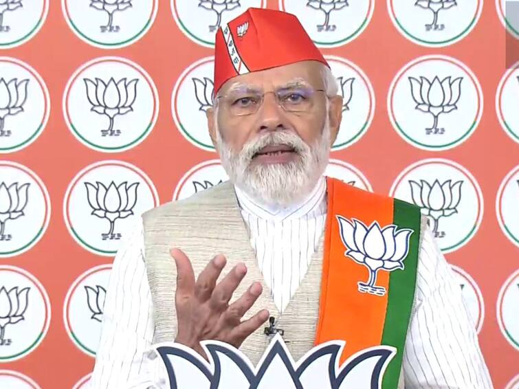 PM Modi Interactions With Karnataka BJP Workers Says Congress Means Guarantee Of Corruption 'Congress Means Guarantee Of Corruption...': PM Modi To Karnataka BJP Workers