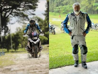 fan shares  video with ajith kumar in nepal Ajith : நேபாள் பைக் டூரில் அஜித்தை கண்டுபிடித்து பேசிய ரசிகர்.. அடுத்து என்னாச்சு தெரியுமா?