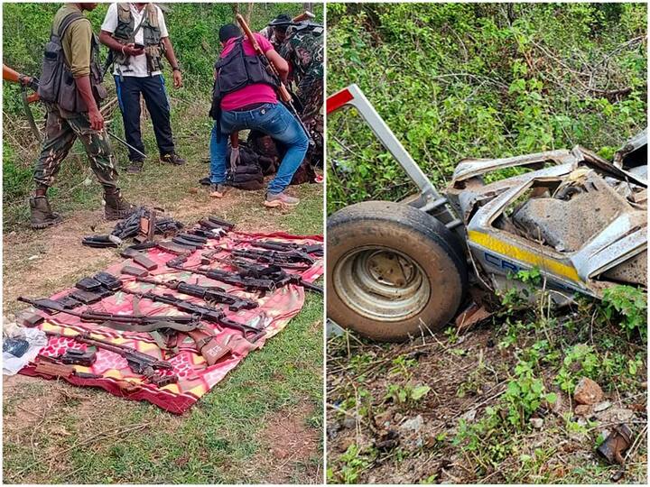 Chhattisgarh Naxal Attack in Dantewada Maoist IED Explosive Attack Kills 10 Cops Top Points Maoist IED Attack Kills 10 Chhattisgarh Cops, Odisha Issues Alert For Border Areas: Latest Developments