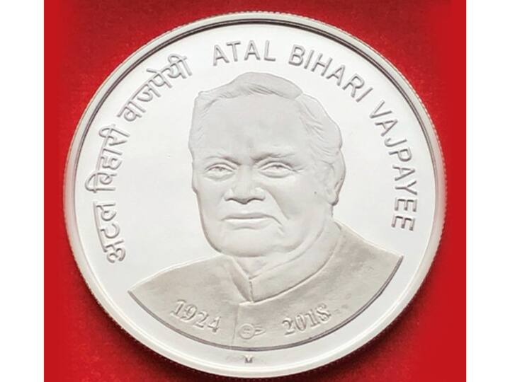 To honour the birth anniversary of former Prime Minister Atal Bihari Vajpayee, this commemorative coin was released by the Government of India. Vajpayee was Member of Parliament for over four decades, having been elected to Lok Sabha ten times and twice to the Rajya Sabha. (Image Source: Ministry of Finance)