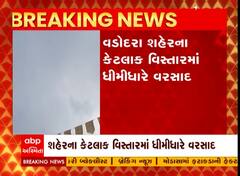 Vadodara Rain : વડોદરા શહેરમાં પડ્યો કમોસમી વરસાદ, જુઓ અહેવાલ