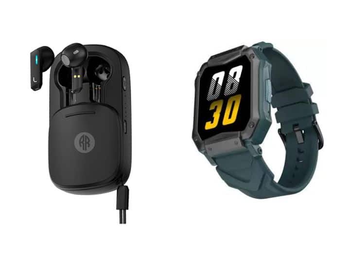 Rapz Launch Active Hustlr and Active 2000 Smartwatches and Boompods check price comparison Rapz ने एक साथ लॉन्च किए 3 प्रोडक्ट, स्मार्टवॉच और टू-इन-वन बूमपॉड्स लिस्ट में शामिल