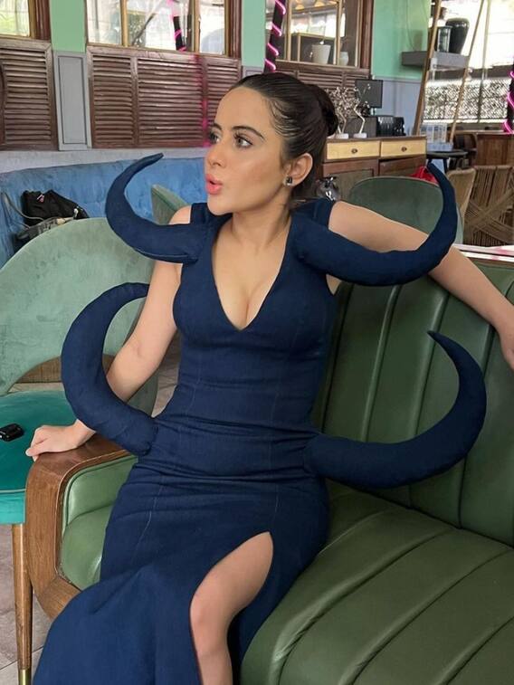 लड़खड़ाती उर्फी जावेद का ऊप्स मूमेंट हुआ कैप्चर