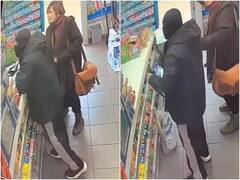 बंदूक नहीं पेड़ की डाल की नोंक पर दुकान लूटने पहुंचा शख्स, वीडियो देख हंसी पर नहीं होगा काबू