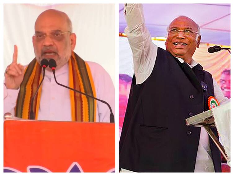 Karnataka Polls: Battle Moves To EC As BJP Seeks Campaigning Ban On Kharge, Congress For Yogi And Shah Karnataka Polls: Battle Moves To EC As BJP Seeks Campaigning Ban On Kharge, Congress On Yogi And Shah