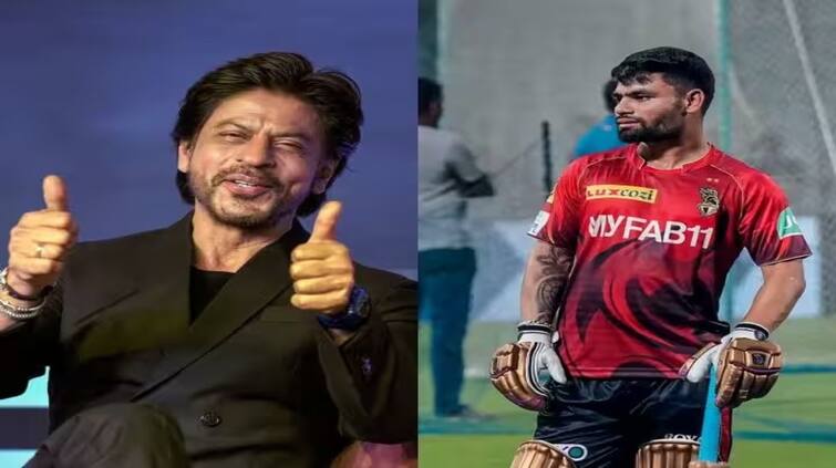 ipl-2023-bollywood-star-and-kkr-owner-shah-rukh-khan-promise-rinku-singh-to-attend-his-marriage-and-dance Shah Rukh Khan: ਸ਼ਾਹਰੁਖ ਖਾਨ ਨੇ KKR ਦੇ ਰਿੰਕੂ ਸਿੰਘ ਨੂੰ ਕੀਤਾ ਉਸ ਦੇ ਵਿਆਹ 'ਚ ਆਉਣ ਦਾ ਵਾਅਦਾ, ਬੱਲੇਬਾਜ਼ ਨੇ ਕੀਤਾ ਵੱਡਾ ਖੁਲਾਸਾ