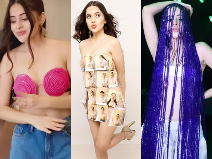 Uorfi Javed Different looks:  उर्फी जावेद अक्सर अपने ड्रेसिंग सेंस को लेकर चर्चाओं में रहती हैं. उनके अतरंगी कपड़े कुछ लोगों को भाते हैं तो कई बार वो ट्रोलिंग का शिकार हो जाती हैं.