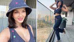 Sunny Leone: ਸਿਰ 'ਤੇ ਟੋਪੀ ਪਾ ਕੇ ਮਸਤੀ ਕਰਦੀ ਨਜ਼ਰ ਆਈ ਸੰਨੀ ਲਿਓਨ, ਵੇਖੋ ਖੂਬਸੂਰਤ ਤਸਵੀਰਾਂ