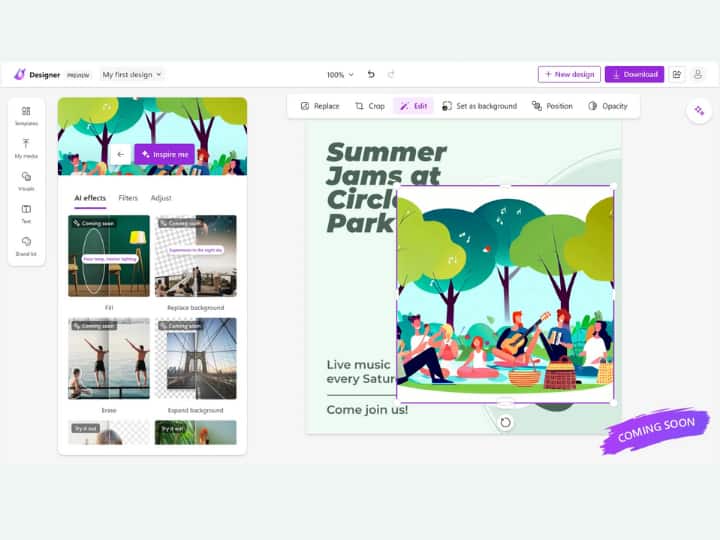 Microsoft announces Designer Ai tool available for preview will compete