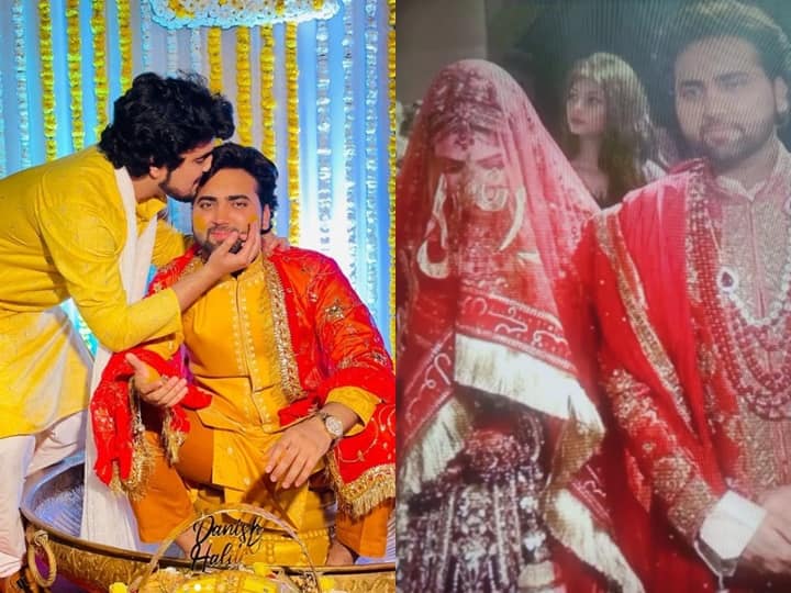 Mohammad Danish Wedding: इंडियन आइडल 12 में अपनी सिंगिंग से मशहूर हुए मोहम्मद दानिश ने शादी कर ली है. ऐसे में उनकी तस्वीरें सोशल मीडिया पर सामने आई हैं. लेकिन दुल्हन कौन है इसपर सस्पेंस बना हुआ है.