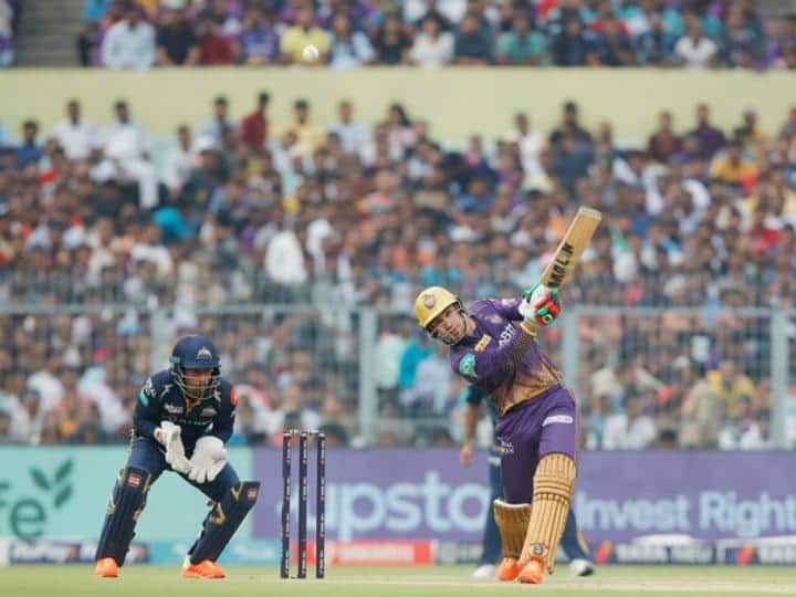 Kolkata gave Gujarat a target of 180 runs, Rahmanullah Gurbaj played a blistering inning of 81 runs.