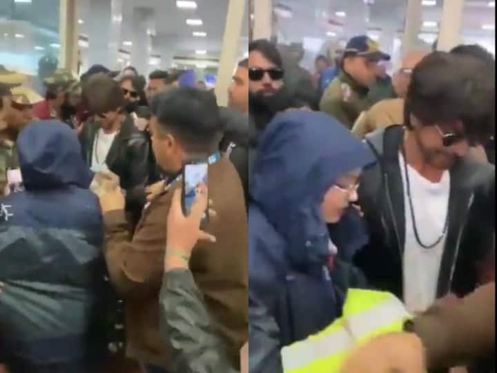 Shahrukh Khan Viral Video: श्रीनगर से लौटते वक्त लोगों की भीड़ से घिरे शाहरुख खान का हुआ ये हाल, देखें वीडियो