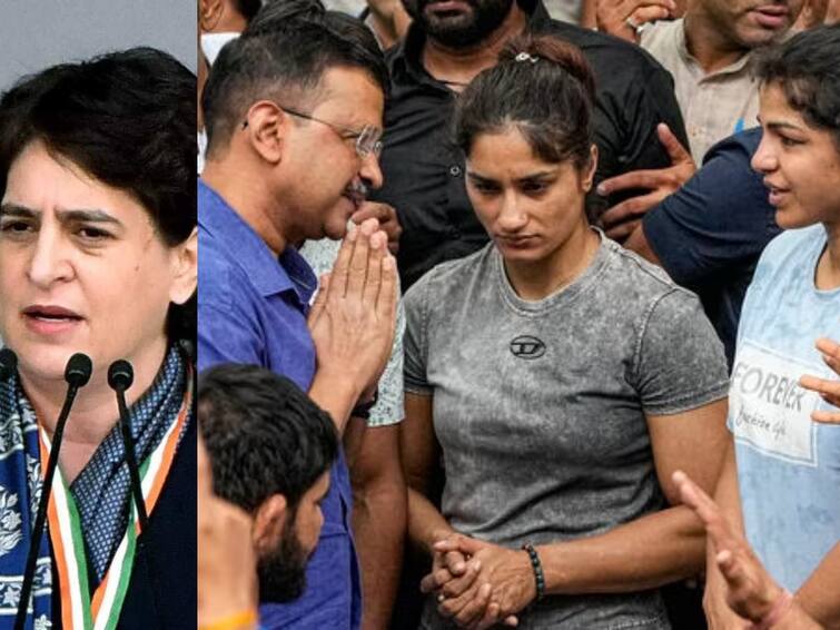 Delhi protest arvind kejriwal priyanka participate Wrestler harrasment Wrestlers protest: நாட்டை நேசிப்பவர்கள் மல்யுத்த வீராங்கனைகளின் போராட்டத்தில் பங்கேற்க வேண்டும் - அரவிந்த் கெஜ்ரிவால்