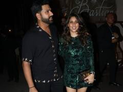 Rohit Sharma's Party: रोहित शर्मा की पार्टी में नजर आए मुंबई इंडियंस के सितारे, रितिका ने खूबसूरत ड्रेस से लूटी महफिल