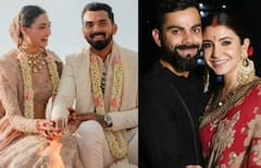Photos : કે એલ રાહુલથી લઈને વિરાટ કોહલી સુધી, આ ખેલાડીઓએ લગ્નમાં શું પહેર્યુ?