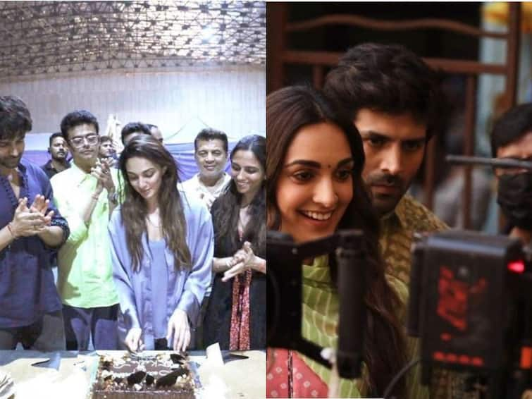 A Glimpse From ‘Satya Prem Ki Katha’ Wrap Starring Kartik Aaryan, Kiara Advani