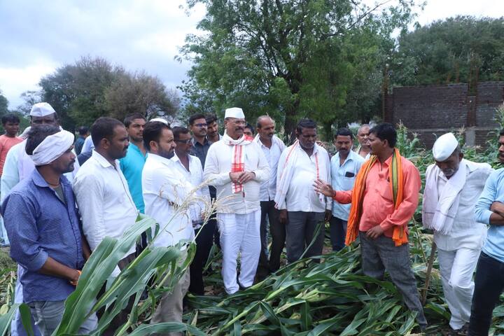 झालेल्या नुकसानीचे वस्तुनिष्ठ पंचनामे करून तातडीने शासनास अहवाल पाठविण्याचे निर्देश मंत्री अब्दुल सत्तार यांनी अधिकाऱ्यांना दिले.