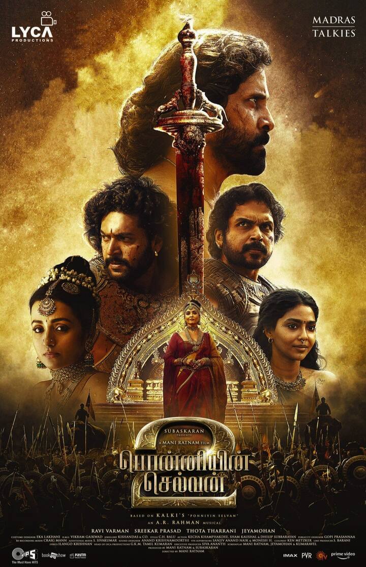 பொன்னியின் செல்வன் படத்தின் முதல் பாகத்தையடுத்து, அதன் தொடர்ச்சி கதையான இரண்டாம் பாகம் ஏப்ரல் 28 ஆம் தேதி உலகமெங்கும் வெளியாகியது.