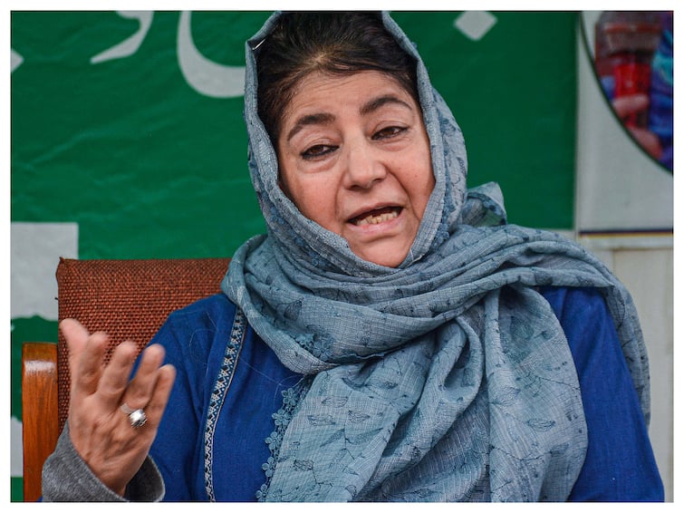 Security Forces Harassing Common People Ever Since Poonch Attack, Says PDP Chief Mehbooba Mufti Security Forces Harassing Common People Ever Since Poonch Attack, Says PDP Chief Mehbooba Mufti