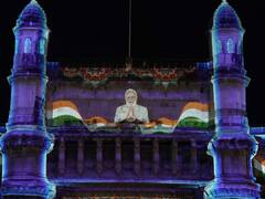 Mann Ki Baat 100th Episode Celebrations With Projection Mapping, Light & Sound Shows At 13 Historical Sites — IN PICS