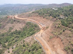 Parshuram Ghat : वळणावळणाचा नागमोडी परशूराम घाट; ड्रोन कॅमेऱ्यानं टिपली घाट चौपदरीकरणाच्या कामाची दृश्य