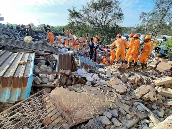Bhiwandi building collapse three people died due to warehouse collapse in bhiwandi Bhiwandi Building Collapse:ભિવંડીમાં ઇમારત  ધરાશાયી થતાં 3નાં મોત, 12નું કરાયું રેસ્ક્યુ
