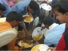 मनेन्द्रगढ विधायक के जन्मदिन पार्टी में मटन लूटने की मची होड़, टेंट पंडाल लगाकर परोसा गया था भोज