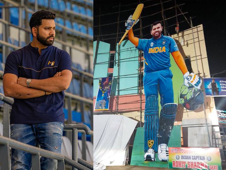 Rohit Sharma: టీమ్‌ఇండియా కెప్టెన్‌ రోహిత్‌ శర్మ నేడు 36వ పుట్టినరోజు జరుపుకుంటున్నాడు. అతడి ఫ్యాన్స్ హైదరాబాదులో నిలువెత్తు కటౌట్‌ను ఏర్పాటు చేశారు. తమ అభిమానాన్ని చాటుకున్నారు.