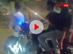 ग्वालियर में बीच सड़क बुलेट के मडगार्ड पर ऐसी स्टंटबाजी, वीडियो वायरल होने के बाद पुलिस ने लिया एक्शन