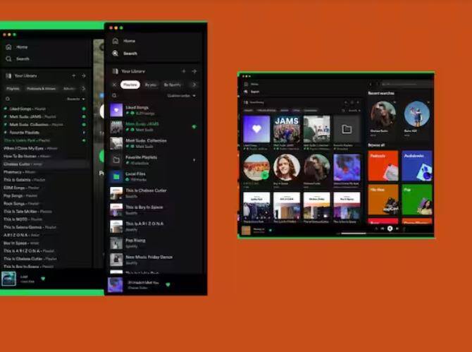 ਉਪਭੋਗਤਾ ਲਾਇਬ੍ਰੇਰੀ ਦ੍ਰਿਸ਼ ਨੂੰ ਸੂਚੀ ਜਾਂ ਗਰਿੱਡ ਦ੍ਰਿਸ਼ ਵਿੱਚ ਵਿਸਤਾਰ ਕਰ ਸਕਦੇ ਹਨ। ਲਿਸਟ ਵਿਊ ਵਿੱਚ ਤੁਸੀਂ ਪਲੇਲਿਸਟ ਵਿੱਚ ਗਾਣੇ ਦਾ ਆਖਰੀ ਪਲੇਅ ਅਤੇ ਐਡਆਨ ਦੀ ਤਾਰੀਖ ਦੇਖੋਗੇ ਜਦੋਂ ਕਿ ਗਰਿੱਡ ਵਿਊ ਵਿੱਚ ਤੁਹਾਨੂੰ ਵੱਡਾ ਆਰਟ ਕਵਰ ਦਿਖਾਈ ਦੇਵੇਗਾ।