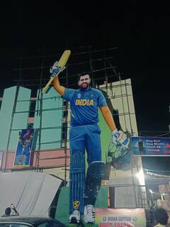 Rohit Sharma: హైదరాబాద్‌లో రోహిత్‌ శర్మ 60 ఫీట్‌ కటౌట్‌! ఫ్యానిజం @ పీక్స్‌!