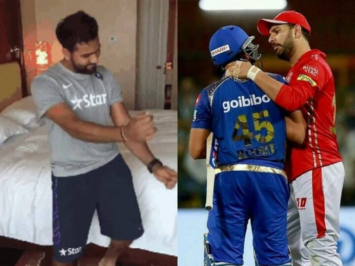 Yuvraj Singh wishes to Rohit Sharma happy birthday shared funny dance video ipl 2023 Rohit Sharma Birthday: ड्रेसिंग रूम से लेकर होटल रूम तक, हर जगह डांस कर चुके हैं रोहित, युवराज ने शेयर किया फनी वीडियो