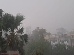 राजधानी पटना में तेज बारिश के साथ हुई जमकर ओलावृष्टि, लोगों को मिली गर्मी से राहत