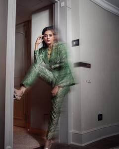 'The Family Man' Actress Priya Mani Exudes Panache In A Green Brocade Pantsuit | See PICS
