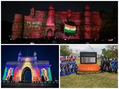Mann Ki Baat 100th Episode Celebrations With Projection Mapping, Light & Sound Shows At 13 Historical Sites — IN PICS